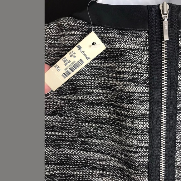 New MADEWELL Anywhere Dress Tweed Fit & Flare - Picture 10 of 13